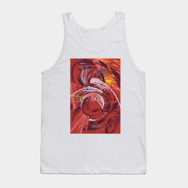 Red Bang Tank Top by charker